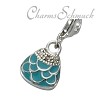 Charms Anhänger Tasche Silber in 925 Sterling Silber Charm - Kisma Charms - KIC0118-010