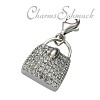 Charms Anhänger Tasche Silber in 925 Sterling Silber Charm - Kisma Charms - KIC0118-011