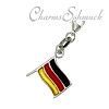 Charms Anhänger Flagge Silber in 925 Sterling Silber Charm - Kisma Charms - KIC0118-031