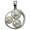 KISMA Schmuck Anhnger Perle wei fr Ketten Silber 925 KIH0114-014