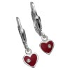 KISMA Schmuck Ohrhnger Herz Ohrringe Sterling Silber 925 KIO0121-001